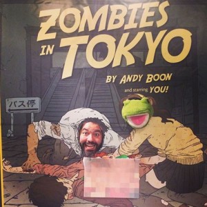 Juan and Buddy the Frog as zombies!